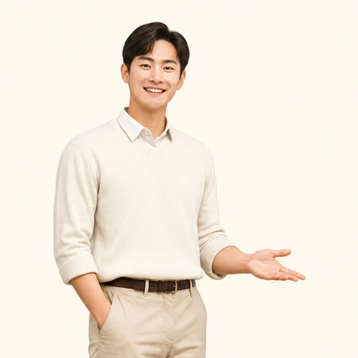 신용불량자 레이 장기렌트 상담 신청을 안내하는 담당자